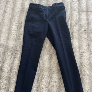 Ann Taylor Navy Cropped Ankle Pants